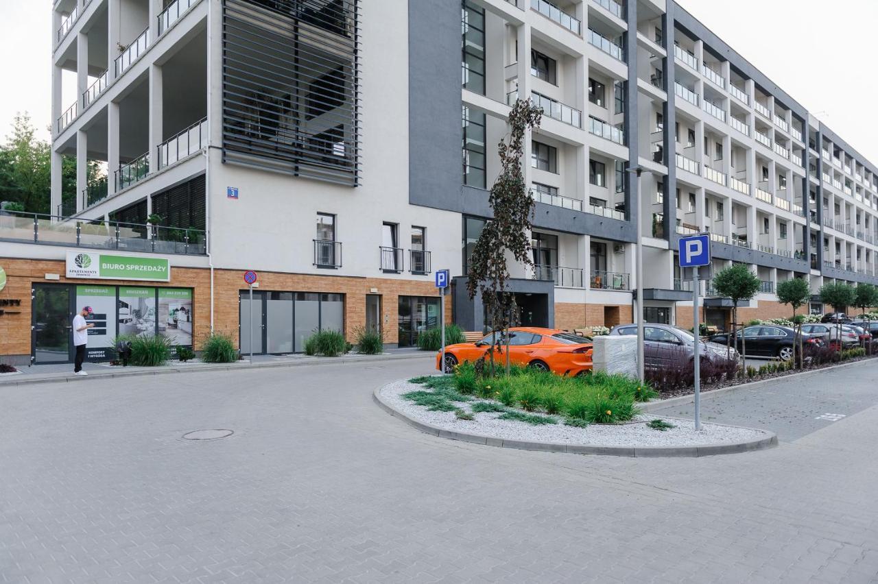 Lumina Apartment With Balcony Overlooking The Park 罗兹 外观 照片